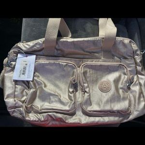 Kipling Cyrene in Sparkly Gold NWT